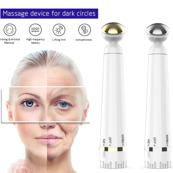 Dispozitiv Lifting Facial, CRM, Relaxare și Masaj pentru Ochi, Rejuvenare cu Vibrații, Alb [2]