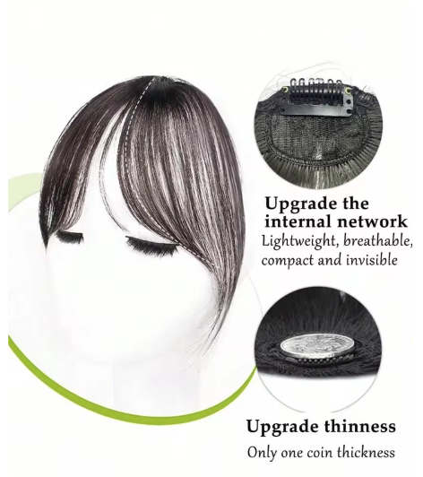 Extensii Breton EVNC - French Bangs, Brunet Natural [2]