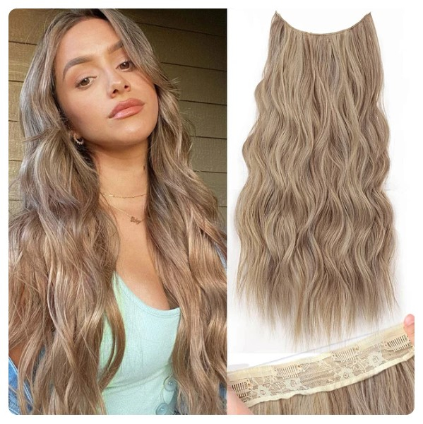 Extensii de păr tip semiperucă EVNC Hair Extensions - Prindere 4 clipsuri [2]