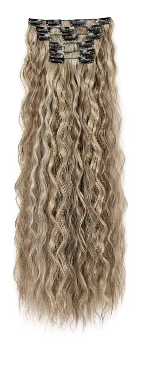 Extensii de păr tip semiperucă EVNC Hair Extensions - Prindere 4 clipsuri [6]