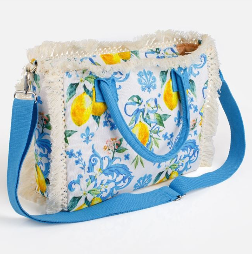 Geantă de Vară cu Model Lămâi EVNC - Lemon Love, 29x10x30cm [2]