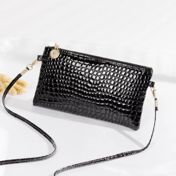 Geanta din Piele Ecologica pentru Fete, CRM, Neagra [4]