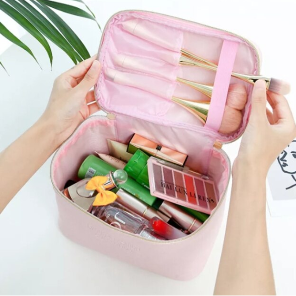 Geantă pentru Accesorii și Cosmetice, CRM, Portabilă, Roz [2]