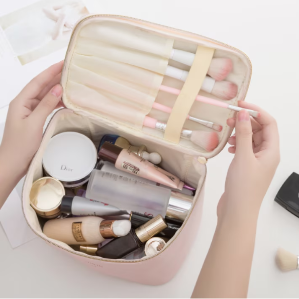 Geantă pentru Accesorii și Cosmetice, CRM, Portabilă, Roz [5]