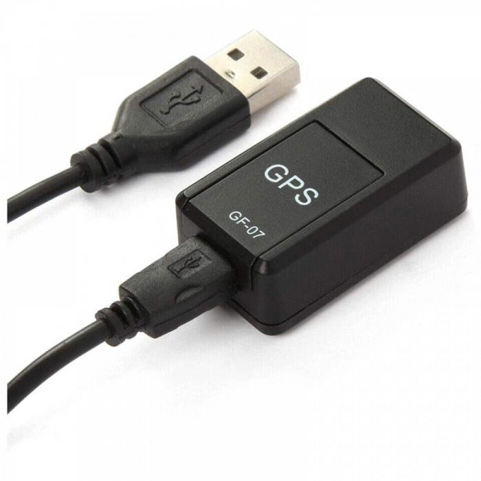 Dispozitiv inteligent pentru urmarire prin GPS, cu microfon, GMO, Tracker GF-07, compatibil cartela SIM si card MicroSD, cu magnet puternic [5]