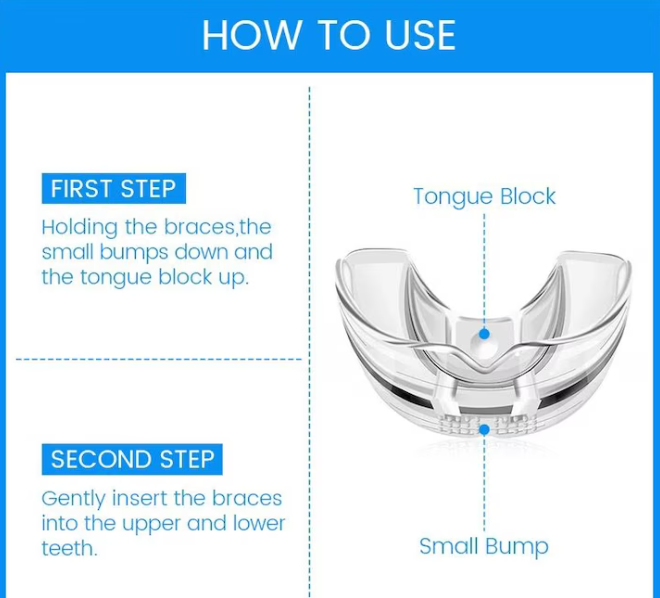 Gutiera bruxism, ADM, BetterSleep, antisforait, transparenta, din silicon [3]