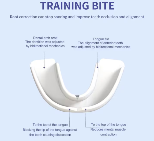 Gutiera bruxism, ADM, Good Sleep, din silicon, antisforait, alba [4]