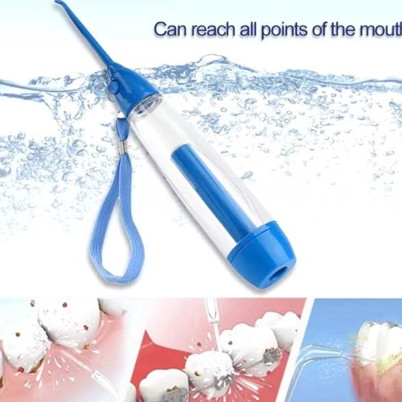 Irigator Oral /Dental Spa, CRM, WaterFloss, Manual, Portabil, Albastru, 70 ml [2]
