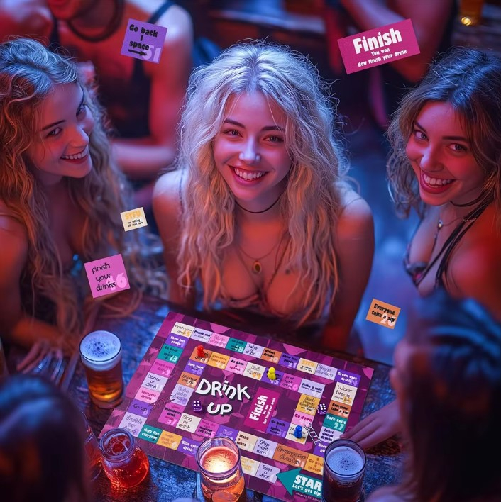 Joc de societate pentru adulți EVNC – Drinking Board Game | Distracție la petreceri [2]