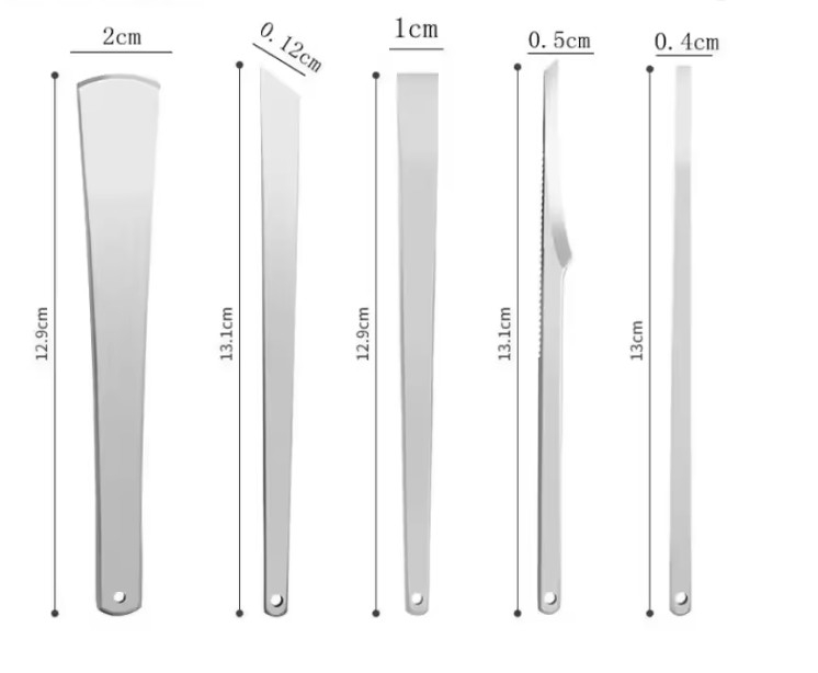 Kit Pedichiura 9 Piese, CRM, Instrumente pentru Curatarea Calcaiului si Unghii Perfecte, Portabil, Argintiu [3]