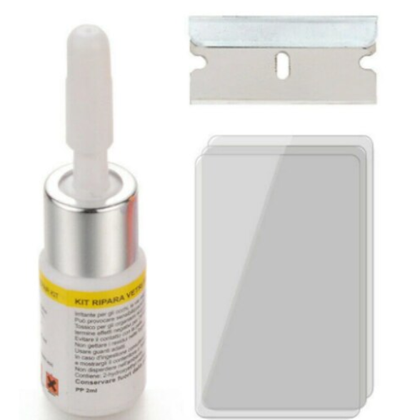 Kit Reparare Parbriz și Geam Auto / Telefon, CRM, Sigilare Fisuri și Crăpături, 2 ml [4]