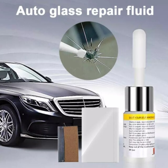 Kit Reparare Parbriz și Geam Auto / Telefon, CRM, Sigilare Fisuri și Crăpături, 2 ml [7]