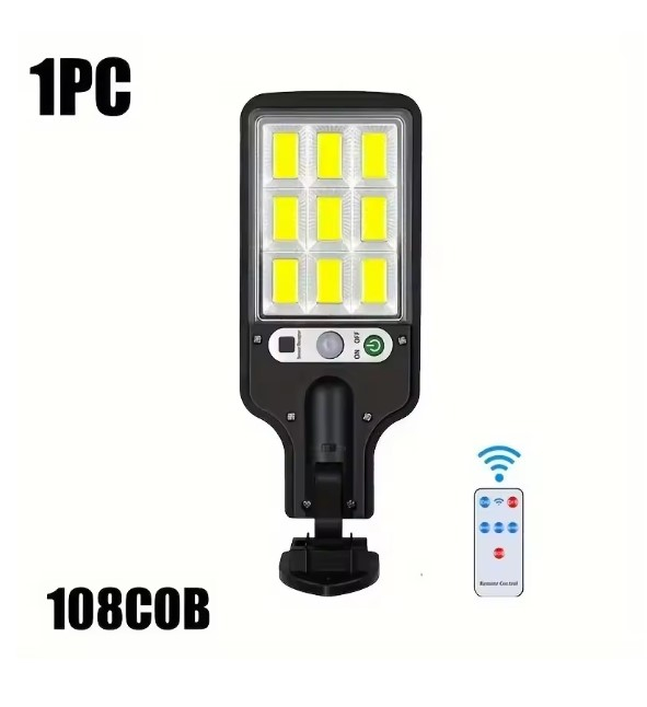 Lampă Solară cu Senzor EVNC – Sensor Street Lamp, 108 COB | Iluminare Eficientă [5]