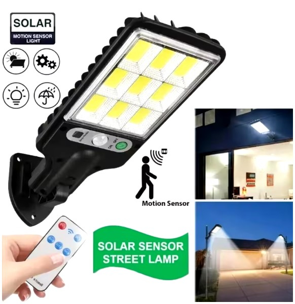 Lampă Solară cu Senzor EVNC – Sensor Street Lamp, 108 COB | Iluminare Eficientă [7]