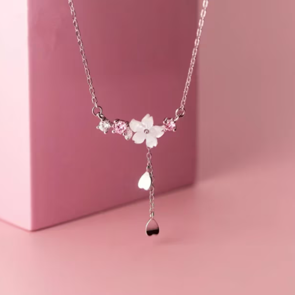 Lantisor Cherry Flowers, CRM, pentru femei [4]