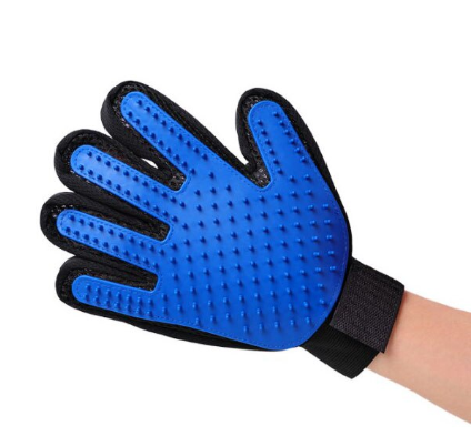 Manusa pentru ingrijirea si curatarea parului animalelor de companie, ADM, Blue glove [4]