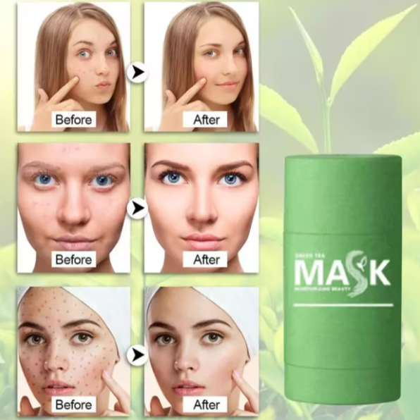 Masca Faciala cu Ceai Verde, CRM, Efect de Purificare si Actiune Matifianta, 40 g [3]