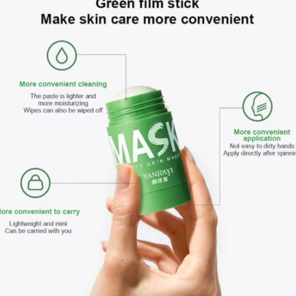 Masca Faciala cu Ceai Verde, CRM, Efect de Purificare si Actiune Matifianta, 40 g [5]