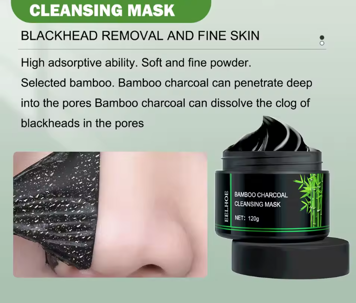 Masca faciala EELHOE cu carbune activ – Peel Off, puncte negre, acnee [3]