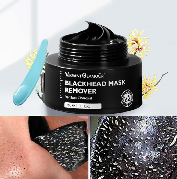 Masca de fata, GMO, Vibrant Glamour Remover, pentru cosuri si puncte negre [6]