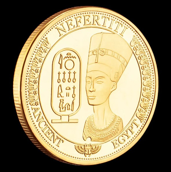 Moneda pentru colectionari, GMO, Egypt Gods, Nefertiti [3]