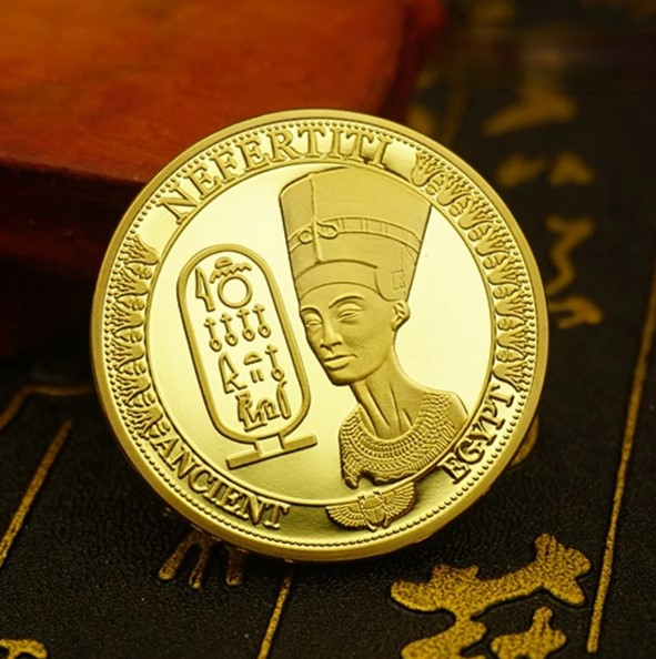 Moneda pentru colectionari, GMO, Egypt Gods, Nefertiti [5]