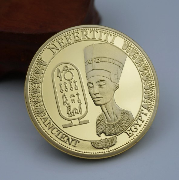 Moneda pentru colectionari, GMO, Egypt Gods, Nefertiti [4]