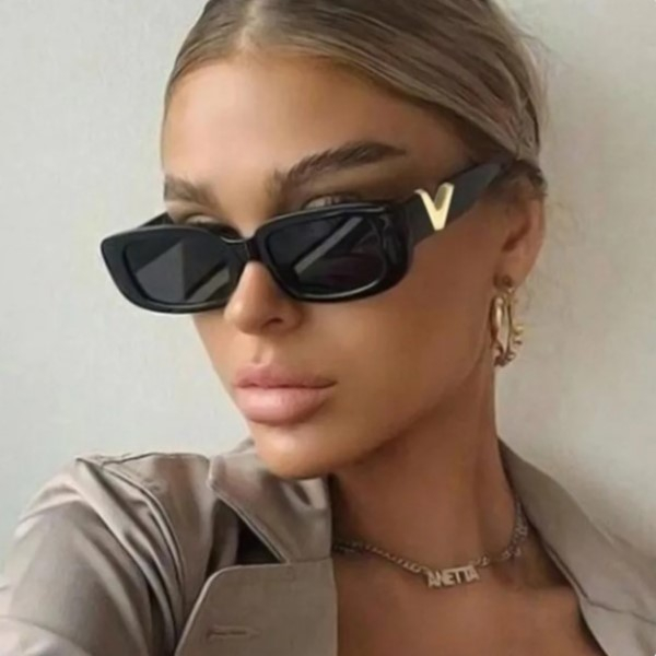 Ochelari de soare, EVNC, Retro Cool Small Frame, negru [2]