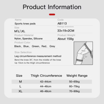Orteza pentru Compresie și Protecție Genunchi, CRM, Genunchiera-Suport Sportiv pentru Stabilitate și Siguranță, Unisex, gri//negru, XL [8]