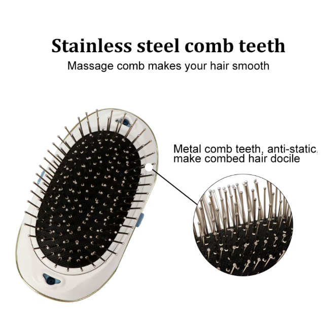 Perie pentru par cu functie de ionizare, Beyond Beautiful, CRM, antistatica, portabila, roz [4]