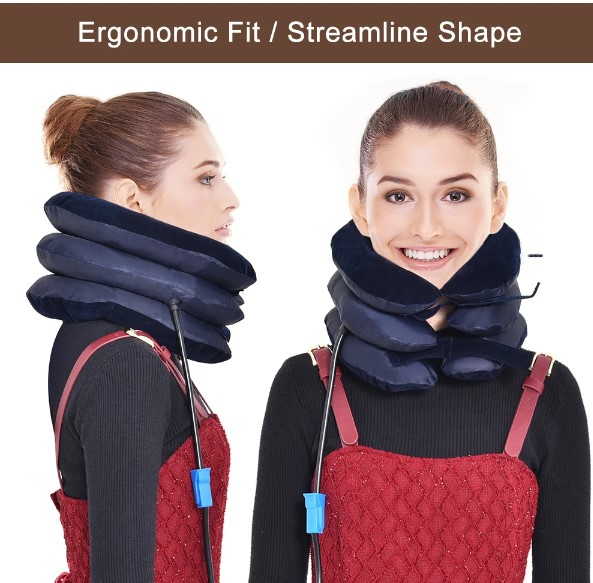 EVNC Corrector Neck Stretcher - Pernă pentru Ameliorarea Durerilor Cervicale (Albastru) [5]