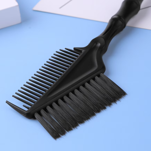 Pieptan cu Pensula Profesional pentru Vopsire Par, IngridBrush, CRM, negru, 26 cm [2]