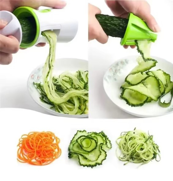 Răzătoare Multifuncțională EVNC – Spiralizer Vegetable | Creativitate în Bucătărie [3]