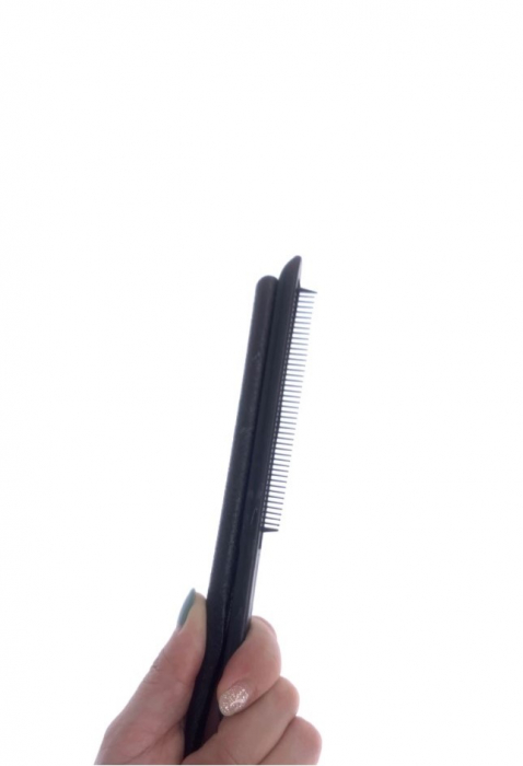 Pieptene pentru Indreptat parul, EVNC, Straightening Comb, negru [3]