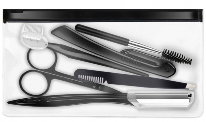 Kit ingrijire si stilizare sprancene, EVNC, Professional Eyebrow, 6 piese [2]