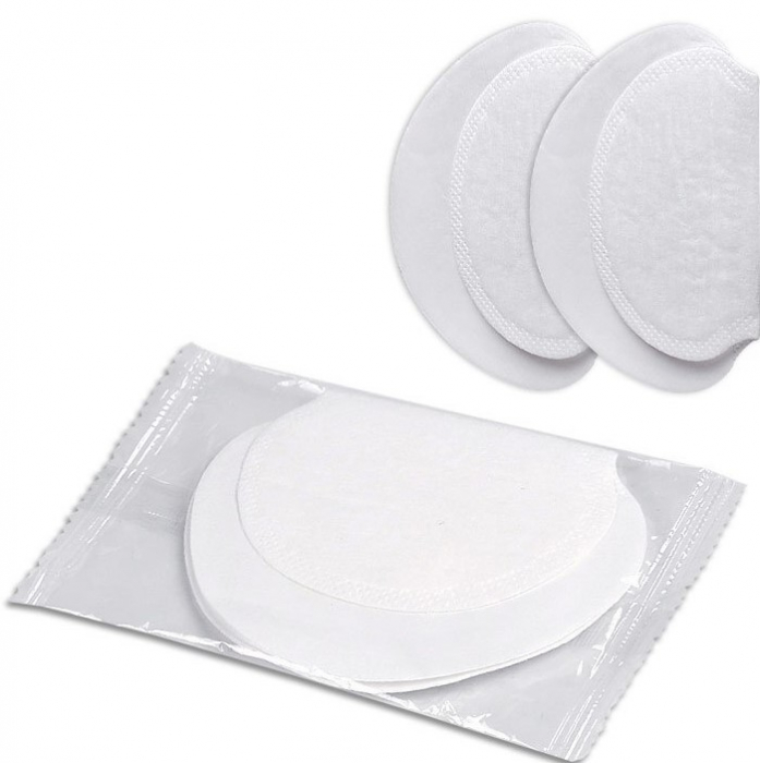 Set 4 absorbante reutilizabile antitranspiratie pentru axila, EVNC, Cotton Pads, unisex [3]