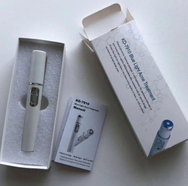Dispozitiv cu lumina laser pentru tratament facial, GMO, 7910E, alb [3]