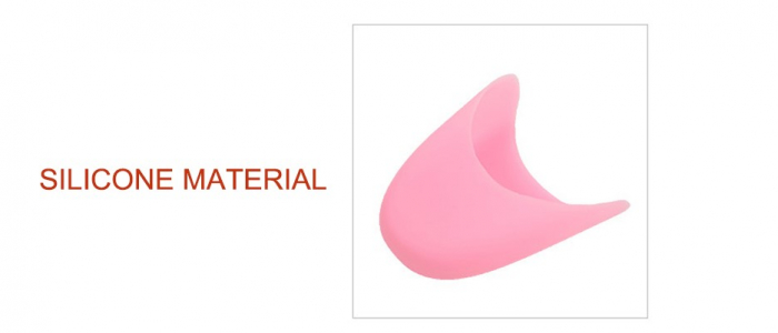 Set de 2 protectii din silicon pentru poante de balet si incaltaminte, EVNC, Dance Ballet, roz, marime universala [2]