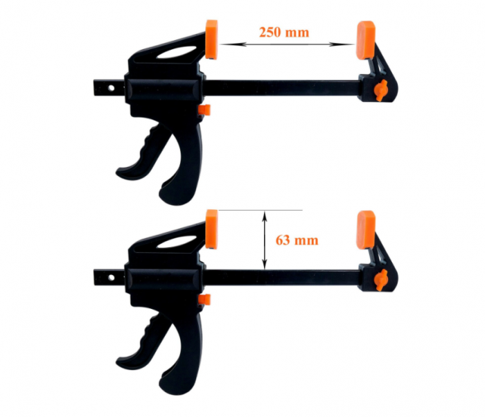 Cleste de prindere ajustabil pentru tamplarie, GMO, Clamp, portocaliu [3]