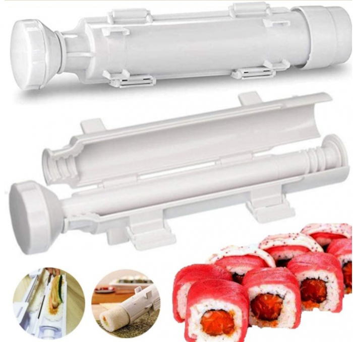 Instrument pentru preparare sushi, EVNC, Sushi Roller Kit, alb [5]