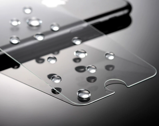 Folie de protectie tempered glass IPhone X, 5D, cu tratament AntiShock, oleofoba si hidrofoba, 0.3 mm grosime [4]