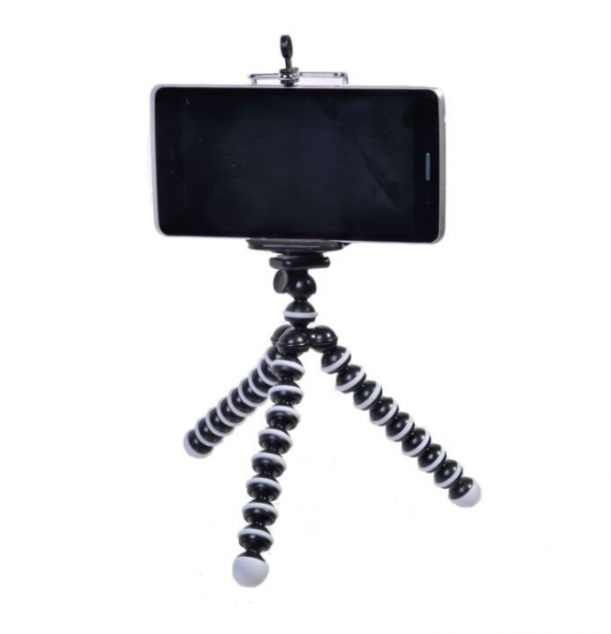 Suport creativ pentru telefonul mobil & mini trepied flexibil pentru aparatul foto sau telefon, GMO, Focus [6]
