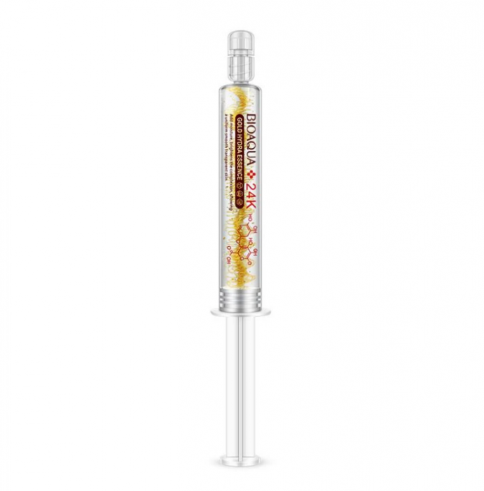 Serumul BIOAQUA cu 24k Gold Foil Water Light Needle - hidratare si intinerire a tenului [2]