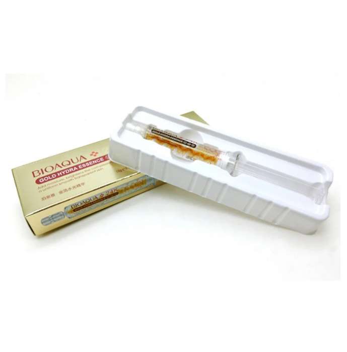 Serumul BIOAQUA cu 24k Gold Foil Water Light Needle - hidratare si intinerire a tenului [5]