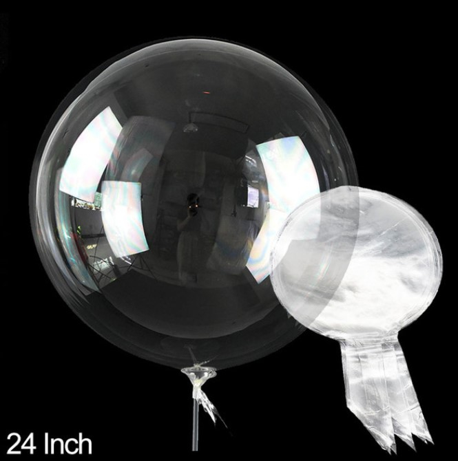 Set 10 baloane transparente, Balloon Clear, EVNC, 60 de cm [4]