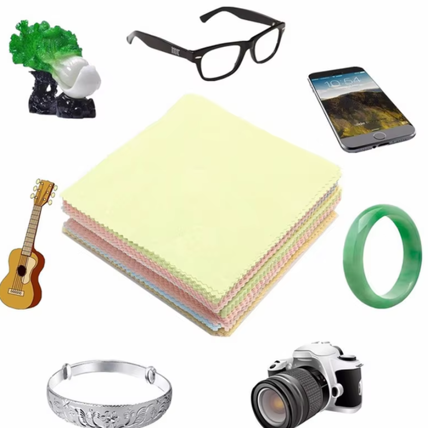 Set 100 Bucăți Șervețele de Curățare din Cârpă Microfibră, CRM, Ideal pentru Ochelari, Ecrane și Lentile Sensibile, Multicolor [5]