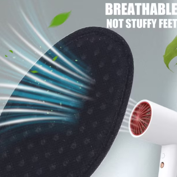 Set 2 branturi Bamboo, CRM, anti-umezeala, anti-miros, nr.40/42, negru, 26 cm [3]