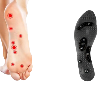 Set 2 branțuri magnetice unisex pentru masaj limfatic, CRM, mărimi 35/40, confort și suport, culoare neagră [7]