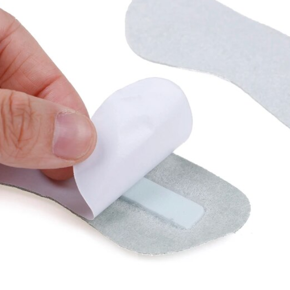 Set 2 branturi pentru protectie calcai, CRM, accesorii incaltaminte, autoadezive, gri [2]