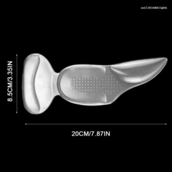 Set 2 branturi pentru talpa, suport interior de incaltaminte, CRM, cu calcai, marime universala, transparent [4]